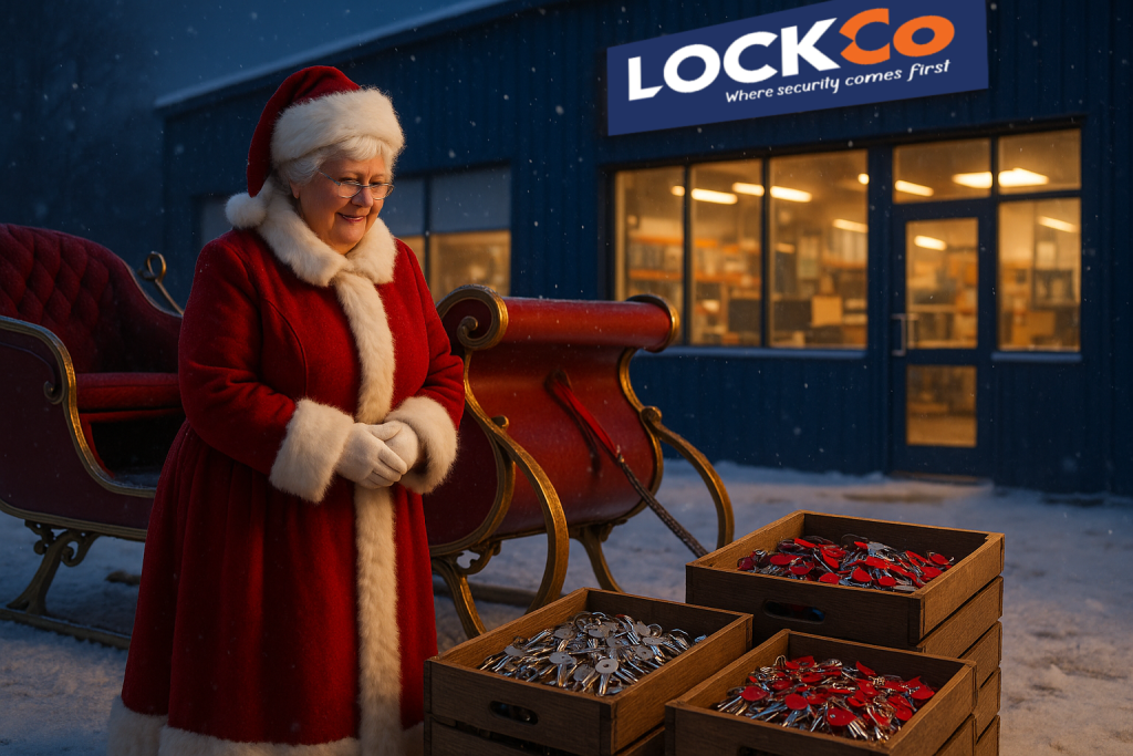 Mrs Clause waits for her Keys